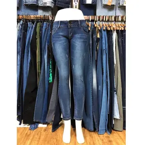 Calça jeans feminina cintura alta, calça jeans rasgada plus size