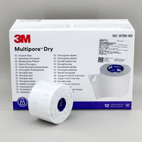 Bande de fixation médicale multipore 3M 3730 respirante, imperméable et hypoallergénique pour cathéters et tubes nasogastriques