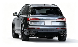Nouveau kit carrosserie style RSQ7 pour <span class=keywords><strong>Audi</strong></span> <span class=keywords><strong>Q7</strong></span> Série <span class=keywords><strong>4M</strong></span> 4MG 2020-2024 – Amélioration pare-chocs arrière RSQ7 <span class=keywords><strong>4M</strong></span> avec diffuseur et lèvre, fixation par boulons, ajustement universel - Product Image 2