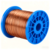 Alambre de Cobre Esmaltado PEW para Construcción Automotriz y Transformadores de Calefacción - Alambre Magnético Fino de Alta Clase Térmica RoHS para Forma Plana