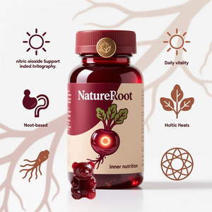 Gummies de betterave rouge : Complément alimentaire énergisant avec vitamine B12 pour le soutien de la santé digestive des adultes - Product Image 3