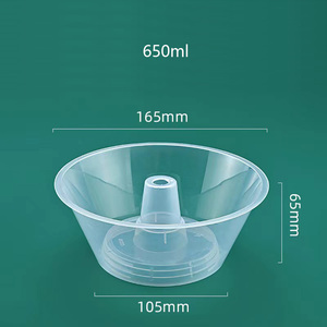 Bicchiere Monouso Ecologico in PP a Parete Singola, Diametro 58mm, 500ml, Trasparente, con Logo Personalizzato, per Asporto, Frutta, Pollo Fritto, Snack, Cola, Bevande Fredde - Product Image 4
