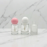 Flacon de brillant à lèvres en verre blanc doré 10 ml, flacon transparent pour blush, flacon compte-gouttes en verre, contenants personnalisés pour gloss à lèvres