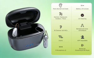Aide auditive miniature rechargeable <span class=keywords><strong>invisible</strong></span> pour personnes âgées en Chine avec 16 canaux pour surdité sévère Meilleure aide auditive numérique Retone Echo 1603BE - Product Image 6