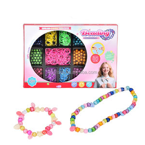 Kit de Fabricación de Pulseras de Cuentas Coloridas Hechas a Mano al por Mayor 2026, Cuentas Redondas para Hacer Collares, Cuentas para Niñas para Hacer Pulseras y Joyería - Product Image 1