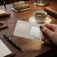 Cartes de visite professionnelles en métal NFC en acier inoxydable plaqué or sur mesure de luxe pour le réseautage numérique des contacts professionnels, cadeaux VIP de marque
