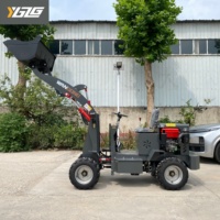 Minipala caricatrice YGZG più venduta, micro pala frontale con motore diesel, 0,2 m³, 800 kg, per agricoltura, edilizia e fabbrica