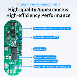 3S 5A BMS smbus bq40z50 Li-ion LiFePO4 4S 5S 6S 12V 24V 5a-200a hệ thống quản lý pin hiển thị chính xác điện - Product Image 2