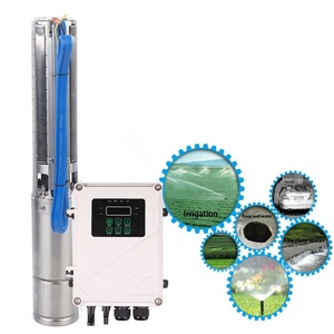 kepeida Bomba de Agua Sumergible Solar de Acero Inoxidable de 4 Pulgadas y 120 Metros de Altura, Sistema de Bombeo de Pozo Profundo AC/DC para Agricultura - Product Image 2