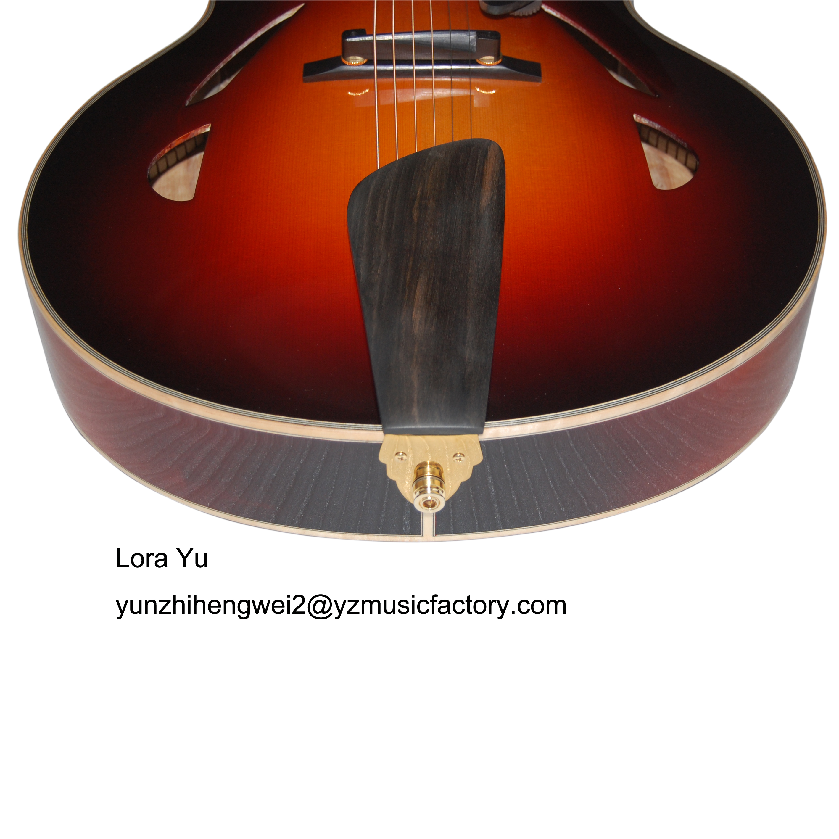 Yunzhi Fully Handmade 16inch Right Hand Archtop Jazz Guitar