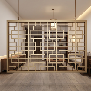 Panneau de séparation de pièce moderne en aluminium anti-corrosion, design motif arbre, surface anodisée pour l'intérieur du salon - Product Image 5