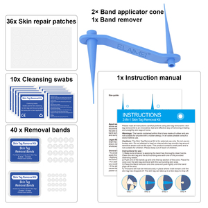 Kit de Eliminación de Verrugas ELAIMEI 2 en 1, Herramienta Indolora para Eliminar Verrugas, 40 Bandas, Envío Inmediato, Disponible en Almacén en el Extranjero - Product Image 3