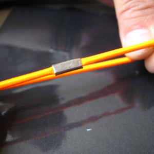 Bạc Kim Loại Gấp Trên Đầu Kẹp Uốn Cho Dây Rút Đàn Hồi Tròn 2.5Mm Để Làm Mặt Nạ - Product Image 1