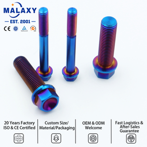 Perno Hexagonal de Titanio Grado 5, M6 <span class=keywords><strong>M8</strong></span> M10, Anodizado, Colorido, Resistente a la Corrosión, Ligero, Directo de Fábrica Malaxy - Product Image 2