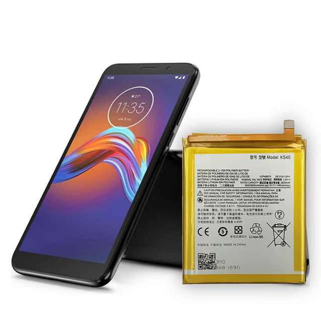 Moto Ks40 Batteries 3000mah Lithium XT-2029 Cell Phone Battery for Motorola E6 Play Xt2029-1 Mobile Phone Accessories in Stock