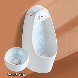 Urinoir classique moderne en céramique pour hommes à induction infrarouge <span class=keywords><strong>toilette</strong></span> à chasse automatique pour villa toilettes salle <span class=keywords><strong>de</strong></span> bain école une pièce - Product Image 2
