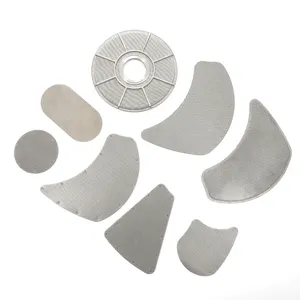 304 316 316l Stainless Steel Sintered Wire Mesh Micron Wire Mesh Sintered Filter Disc Pelletizer Filter Mesh