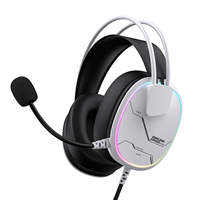 Casque de jeu filaire ONIKUMA X91 avec double sangle et éclairage RGB, micro intégré pour joueurs de jeux portables – Vente en gros