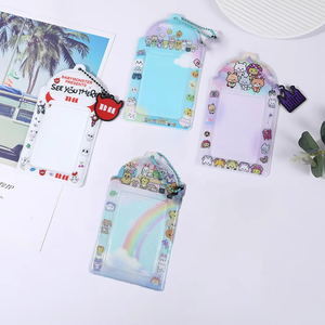 KPOP Manchons de protection créatifs en acrylique Cartoon Cartes d'identité de crédit Étui de protection <span class=keywords><strong>Gidle</strong></span> Babymonster S.COUPS WONWOO Fans Cadeaux - Product Image 1