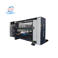 Machine d'impression flexographique 1 à 6 couleurs avec adsorption sous vide, rainurage, pliage et découpe, et empileur vibrant pour emballages en carton