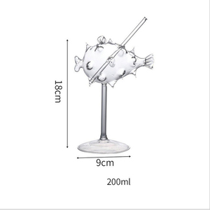 56H Anpassbare Kreative Einzigartige Design 3D-Igel-Brille Neue Anpassbare Kreative Einzigartige Design-Glas-Trinkware - Product Image 2