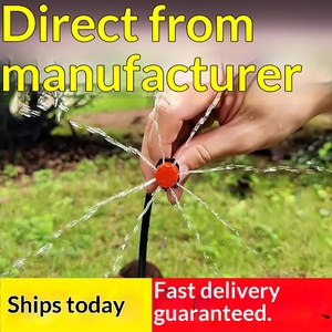 DaringFish Venta Directa de Fábrica: Aspersor de Goteo de 8 Orificios con Flujo Ajustable para Jardín, Modelo <span class=keywords><strong>Caperucita</strong></span> <span class=keywords><strong>Roja</strong></span> - Product Image 3