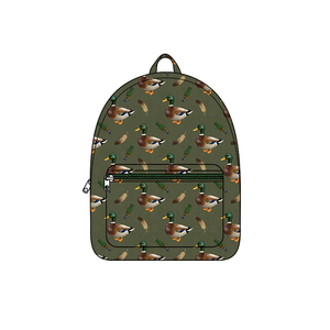 Preorder Wholesale Kids <b>Backpack</b> Mallard Ducks Pattern Boutique Back to <b>School</b> Children's Lunch Box Bag Matches Styles - Product Image 2