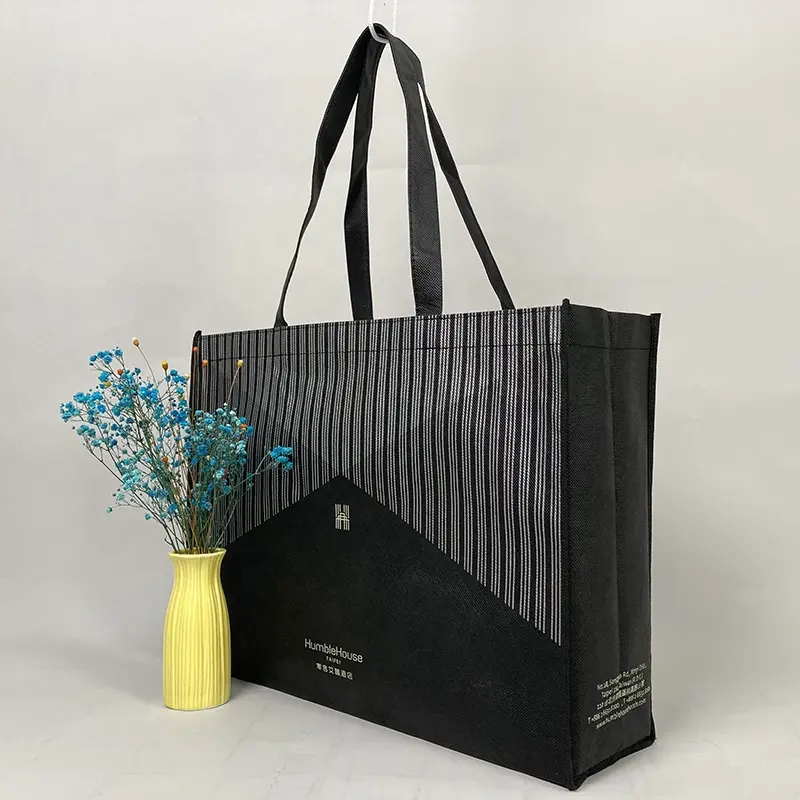 Personalizza i Mini sacchetti della spesa riutilizzabili della borsa Non tessuta con il sacchetto della spesa Non tessuto su ordinazione Non tessuto dei loghi