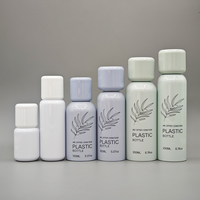 Pulvérisateur à pompe PET bleu personnalisé, atomiseur à fine brume, flacon pulvérisateur de voyage pour cosmétiques et soins personnels