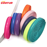 Bande élastique haute extensibilité OEM 10 mm pour bretelles de soutien-gorge de sport avec grip antidérapant, multicolores, en polyester et élasthanne