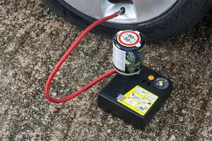 <span class=keywords><strong>Kit</strong></span> de sellador de neumáticos plano de emergencia, <span class=keywords><strong>kit</strong></span> de sellador de reparación de pinchazos con inflador, 12v - Product Image 2