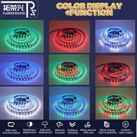 Bande LED RGB Numérique Adressable Étanche 10mm DC24V WS2811 IC pour Extérieur – Vente Chaude