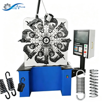 Machine de compression pour la fabrication de ressorts en spirale pour pinces de pêche à col de cygne de différentes formes