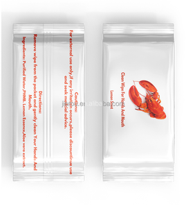 Lingettes humides jetables parfumées au <span class=keywords><strong>citron</strong></span> pour Restaurant - Product Image 2
