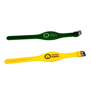 Bracelet NFC passif longue portée GSC 860-960 MHz avec norme ISO, bracelet RFID programmable en silicone pour la sécurité des festivals - Product Image 2