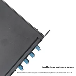 19Inch Rack Vaste Fiber Optic Splice Box 12-Port 24-Core Lc Full Set Fiber Optic Kabel Patch Panel Sc Connector 4G Compatibel - Product Image 4