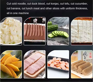 다기능 수동 슬라이서, 손으로 누르는 두꺼운 스테인리스 스틸 이중 칼날, 날카로운 고기/채소/조리된 음식 슬라이서 - Product Image 6