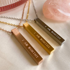 Vòng Cổ Khẳng Định Tùy Chỉnh Vòng Cổ Mặt Dây Chuyền Hình Khố<span class=keywords><strong>i</strong></span> Có Khả Năng Yêu Thích <span class=keywords><strong>I</strong></span> AM Enough <span class=keywords><strong>I</strong></span> <span class=keywords><strong>Got</strong></span> This MAMA BEAR Necklace Lấy Cảm Hứng Từ Trang Sức - Product Image 2