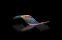 Écran LED holographique flexible P6.25, film transparent, affichage LED, signalisation LED 3D flottante pour la publicité en vitrine de centre commercial