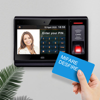 Control de Acceso de huellas dactilares y sistema de asistencia de tiempo con lector RFID TCP/IP, pass ROHS, CE
