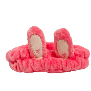 Bandeau de spa en peluche licorne rose mignon, doux, élastique, écologique, réutilisable, <span class=keywords><strong>pour</strong></span> femmes et filles, soins de la peau, maquillage, douche, cheveux - Product Image 1