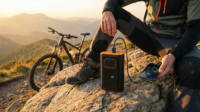 Gonfleur de pneus numérique sans fil portable 4000 mAh avec lumière LED, 100 psi, fonction batterie externe, assortiment de 4 aiguilles, certifié ABS CE