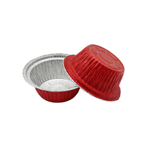 Disposable Aluminum Foil Bowls Round 7C Claypot Rice Bowl Take Away Packaging - Product Image 1