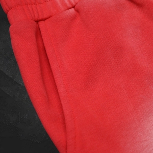 Pantalones Cortos Deportivos de Algodón 100% con Logotipo Personalizado, Lavado Ácido, Estampado Vintage Desgastado, Talla Grande, Holgados, para Hombre - Product Image 5