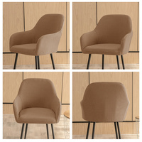 Housse de chaise haute Forcheer en polyester élastique lavable pour chaises de salle à manger, housses de protection pour fauteuils de bureau et d'ordinateur
