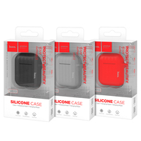 Nouvelle coque en silicone HOCO WB10, couleurs vives, pour écouteurs Airpods 1/2
