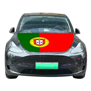 غطاء محرك السيارة البرتغالي بسعر الجملة 120x150سم غطاء بغطاء السيارة على شكل علم وبأسعار معقولة مقاوم للاهتراء ومتين