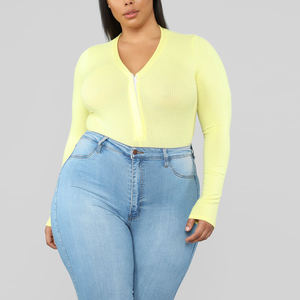 Femmes <span class=keywords><strong>Col</strong></span> En <span class=keywords><strong>V</strong></span> À Manches Longues <span class=keywords><strong>Body</strong></span> Noir Pour Les Femmes - Product Image 4