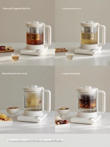 Olla de Vidrio Multifuncional para Cocinar y Preparar Té, Estilo Alemán, Ideal para Oficinas Pequeñas y Hogares - Product Image 5