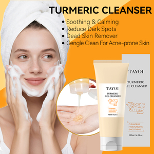 Viso <span class=keywords><strong>Anti</strong></span>-<span class=keywords><strong>Acne</strong></span> invecchiamento rimozione macchie scure cura della pelle del viso Tumeric Set Private Label sbiancante curcuma cura della pelle Set per le donne - Product Image 3
